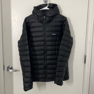 Patagonia men’s down full zip hoodie